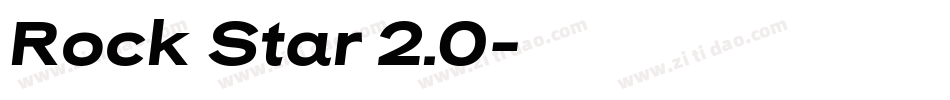 Rock Star 2.0字体转换
